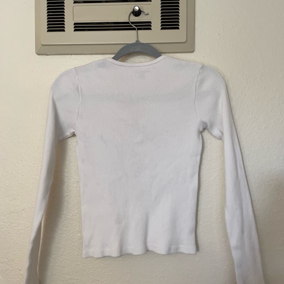 Brandy Melville Button Down Long Sleeve Top - Picture 2 of 3